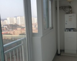 베란다 벽 및 창틀 도장